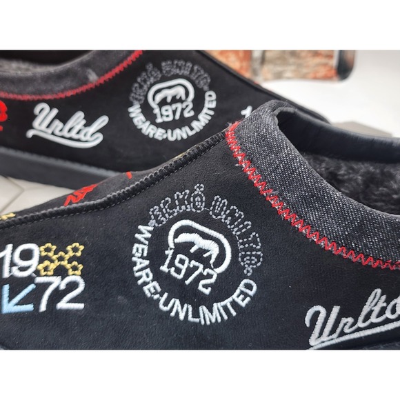 Ecko Fur Mule Y2k Style Palace x UGG Tasman Style Slipper Black Size 13 Mens main image 8